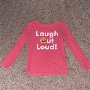 pink little girls shirt